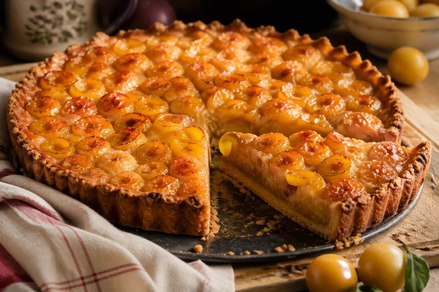 Tarte mirabelle de ma grand-mère : La recette lorraine inratable