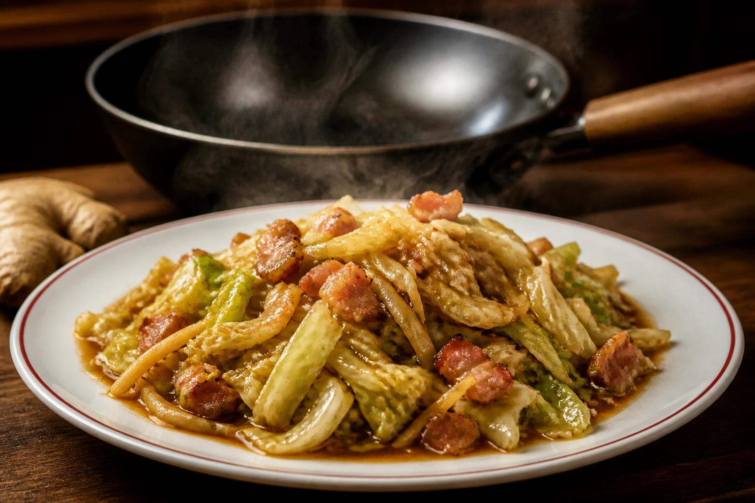 Recette chou chinois lardon : la version facile et savoureuse