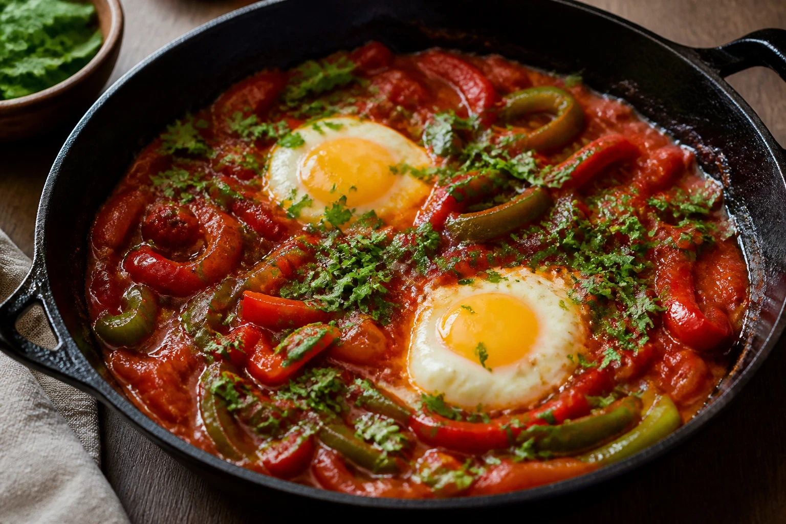 Tchoutchouka marocaine : recette authentique pas à pas