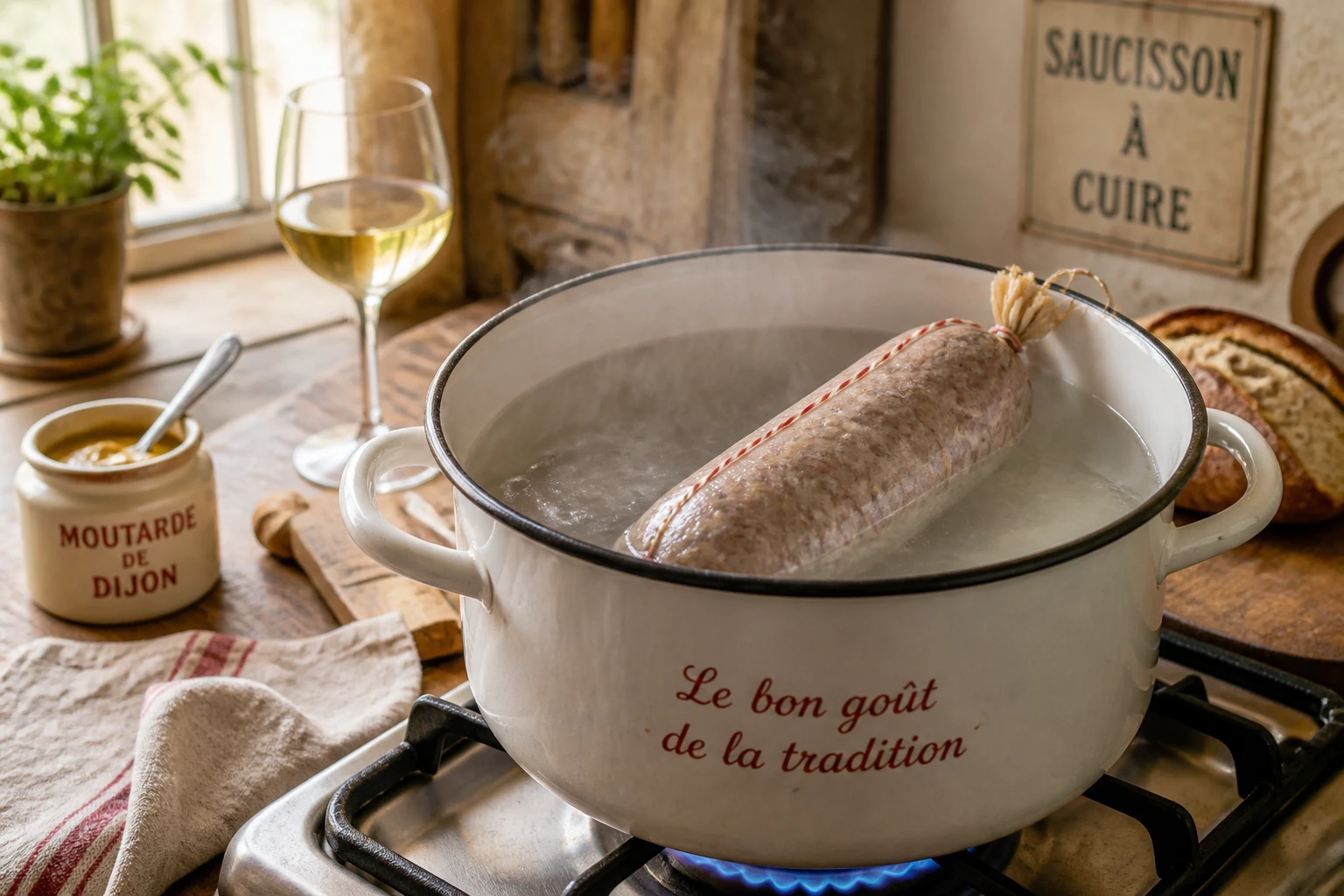 Temps de cuisson du saucisson à cuire : le guide pratique