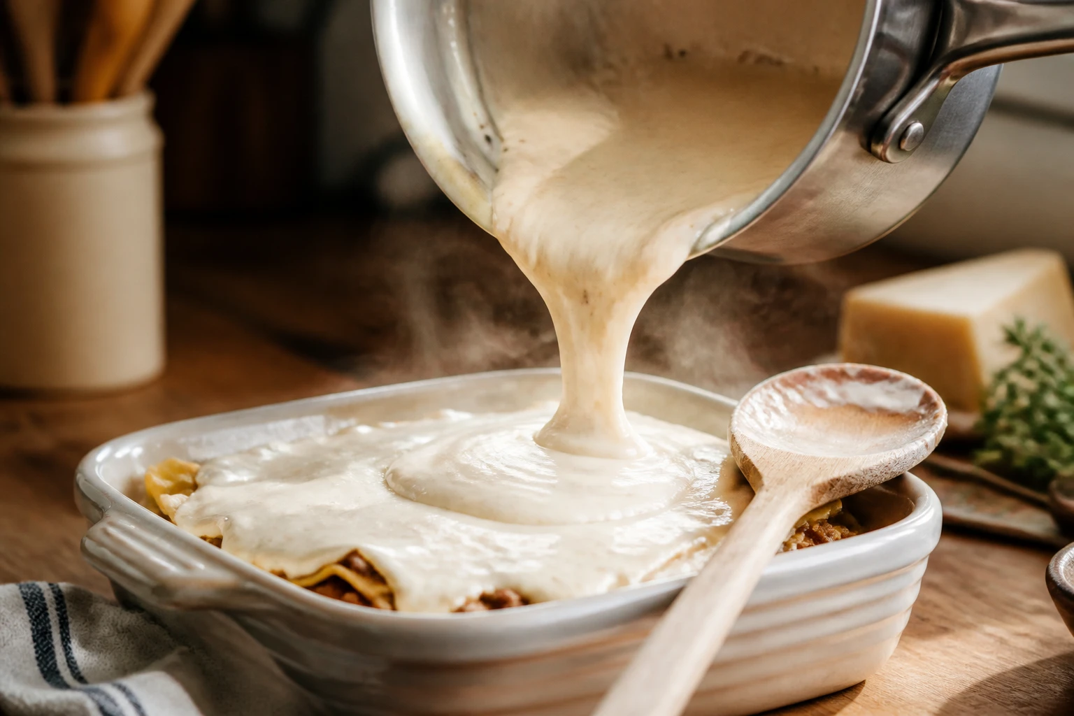 Épaissir une béchamel sans farine : 8 alternatives testées