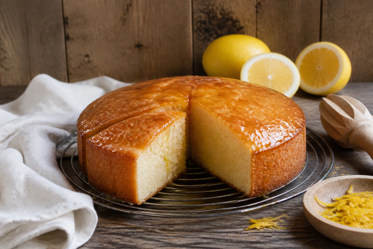 Le gâteau moelleux au citron de ma grand-mère