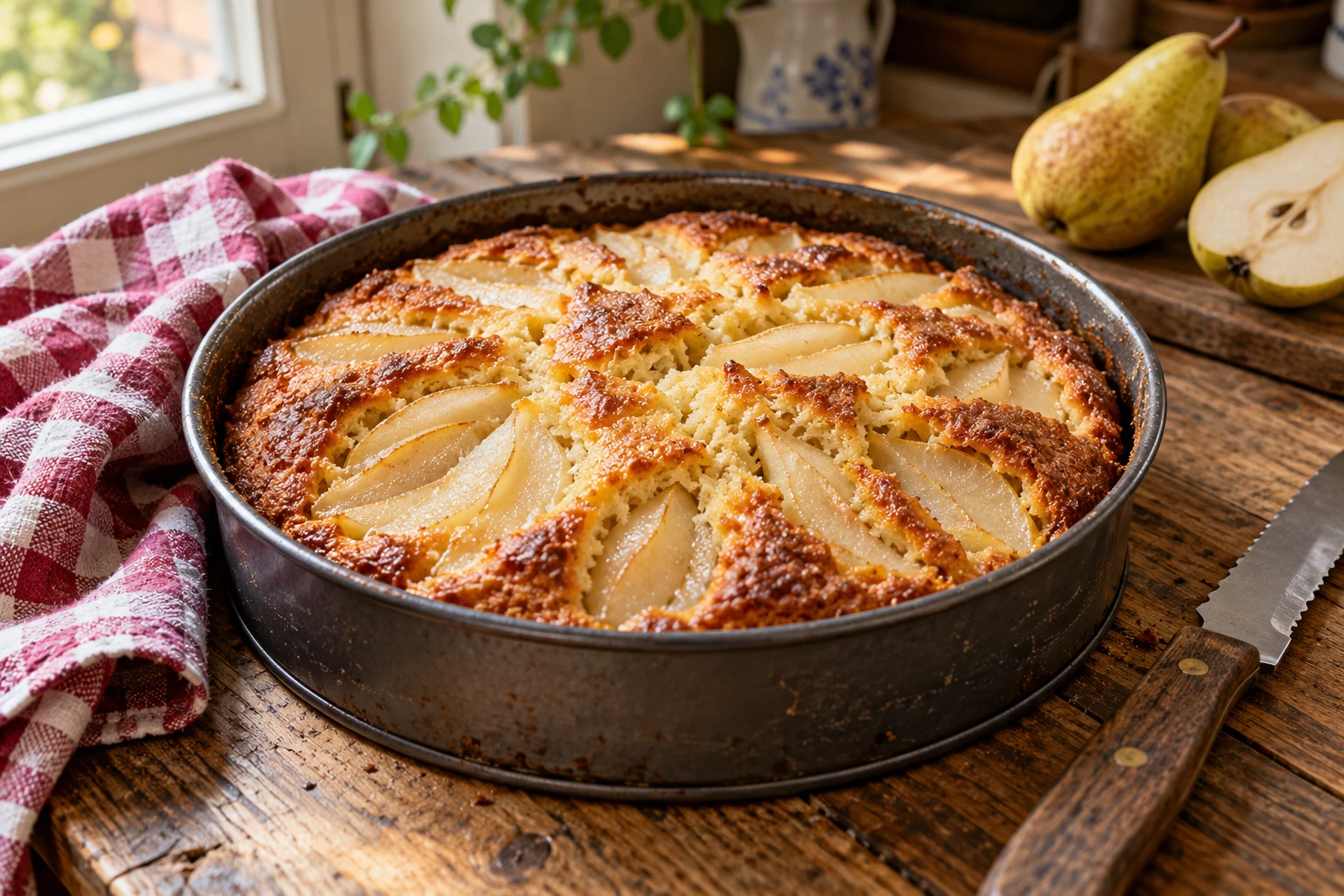 Le gâteau aux poires de ma grand-mère, pas à pas