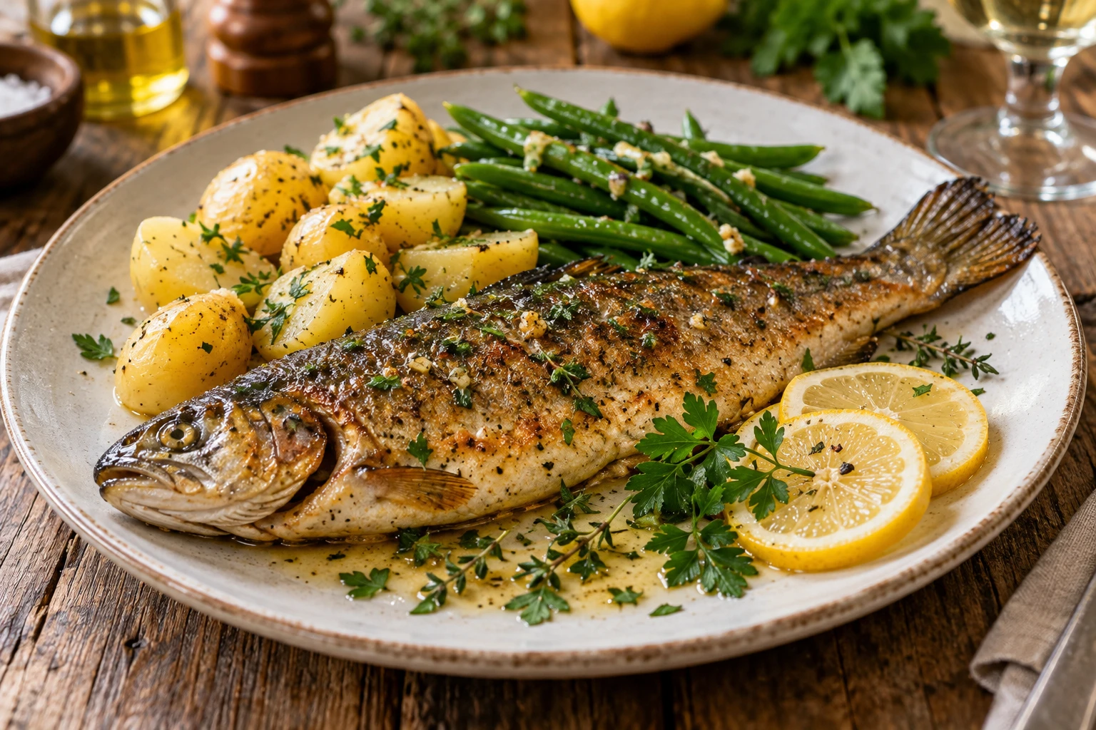 Truite : quel accompagnement choisir selon la cuisson